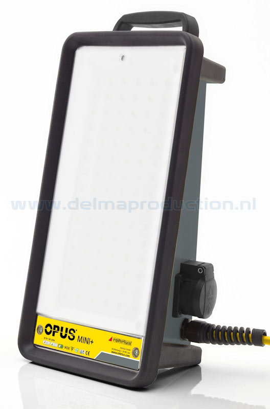 globaal moeilijk omvatten OPUS Mini LED werklamp 30W 230V IP54 stopcontact (daglicht) -  Werkverlichting - Opus - Delma Production